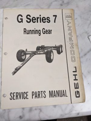 Gehl Service Repair Part List Catalog Manual G Series 7 Running Gear 903800 Farm
