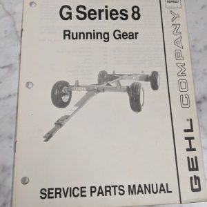 Gehl Service Repair Part List Catalog Manual G Series 8 Running Gear 904867 Farm