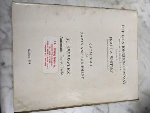 Potter Johnston Machine Parts List Manual Catalog 3U 134 Automatic Chuck Turning