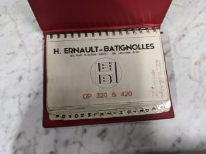 Ernault Batignolles Service Parts List Book Manual Op 320 420 Lathe Machine Tool