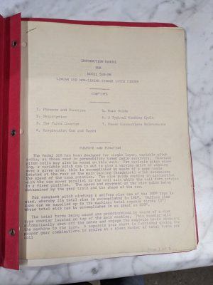 Stevens Operator Service Manual Parts List Book Model 518-Pm Winder Shop Tool