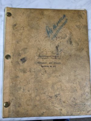 Realmeca Operator Service Manual Parts List Threading Turing Machine Br 205