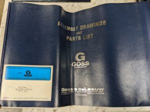 Goss Deleeuw Assembly Drawings Parts List Manual Catalog 3 Spindle Hydraulic