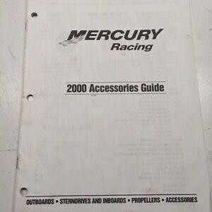 Mercury Racing 2000 Accessories Guide Outboards Sterndrives Inboards Propellers