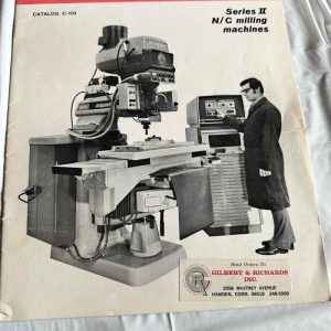 Bridgeport Series Ii N/C Milling Machines One Shot Lubrication Sales Brochure