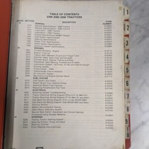Ji Case Technical Service Repair Shop Overhaul Manual 2390 2590 Tractor 1981