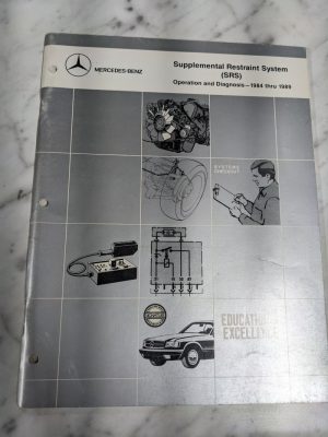 Mercedes-Benz Supplemental Restraint System Srs Operation Diagnosis Manual 84-89