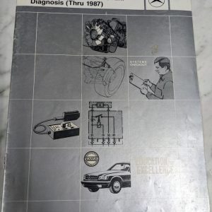 Mercedes-Benz Anti-Lock Brake System Abs Diagnosis Service Manual Thru 1987