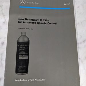 Mercedes-Benz New Refrigerant R 134A Automatic Climate Control Manual Service