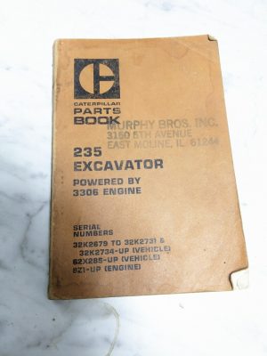 Caterpillar Service Parts List Book Manual Catalog 235 Excavator Shop