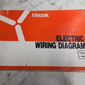 Mazak Electrical Circuit Diagram Wiring Service Manual Dl436La0060 H800 Cnc