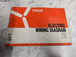 Mazak Electrical Circuit Diagram Wiring Service Manual Dl436La0060 H800 807 Cnc