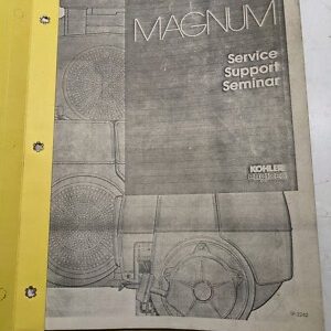 Kholer Engine Service Manual Magnum Support Tp-2242 Repair 1985 Copy