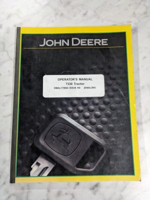 John Deere Jd Operator Service Manual Omal179804 K0 7330 Tractor English