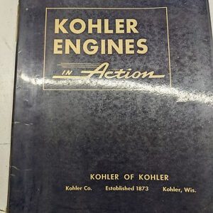 Kholer Engine K91 K161 Kv161 K241 K331 K662 Book Of Specification Sheets & Sales