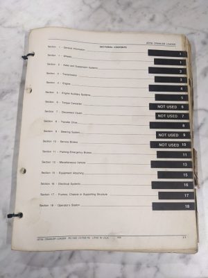 John Deere Jd Parts List Book Manual Catalog Jd755 Crawler Loader Pc-1522 1978