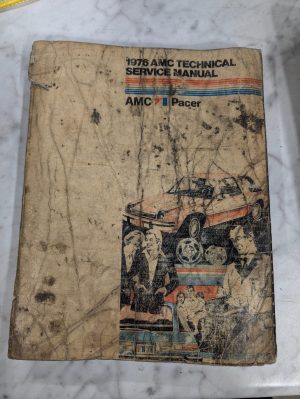 Amc Pacer 1976 Oem Shop Service Repair Manual Wiring Diagrams Engine Guide Dyi