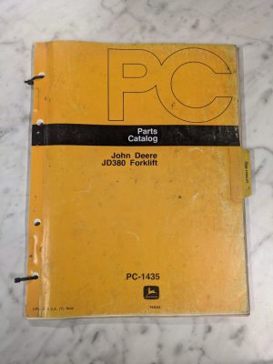 John Deere Jd Parts List Book Manual Catalog Jd380 Fork Lift Truck Pc-1435 1976