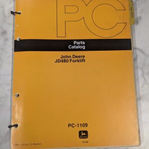 John Deere Jd Parts List Book Manual Catalog Jd480 Fork Lift Truck Pc-1109 1976