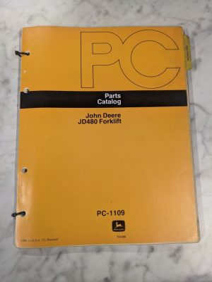 John Deere Jd Parts List Book Manual Catalog Jd480 Fork Lift Truck Pc-1109 1976