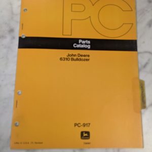 John Deere Jd Parts List Book Manual Catalog 6310 Bulldozer Pc-917 1976