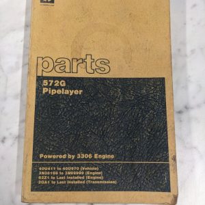 Caterpillar Cat Parts List Book Manual Catalog 572G Pipelayer Sebp1119-01 1984