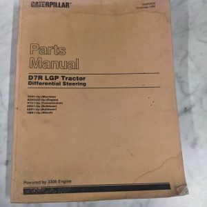Caterpillar Cat Parts List Manual Catalog D7R Lgp Tractor Sebp2630 1996 Steering