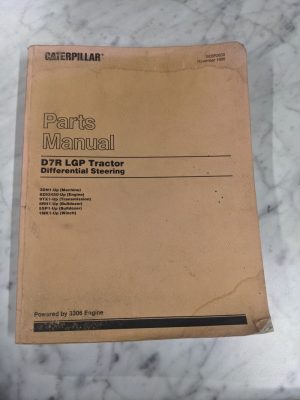 Caterpillar Cat Parts List Manual Catalog D7R Lgp Tractor Sebp2630 1996 Steering