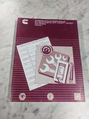 Cummins Diesel Troubleshoot Repair Manual N14 Engine Stc Celect Volume 1 2008