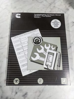 Cummins Diesel Troubleshoot Repair Service Manual Celect Engine 2008 Volume 1