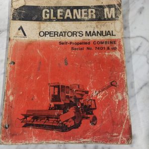 Allis Chalmers Ac Operator Service Manual Combine Gleaner Model M 7401 1974