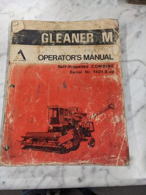 Allis Chalmers Ac Operator Service Manual Combine Gleaner Model M 7401 1974