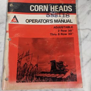 Allis Chalmers Ac Operator Service Manual Corn Heads Adjustable 2 8 Row
