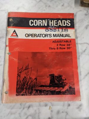 Allis Chalmers Ac Operator Service Manual Corn Heads Adjustable 2 8 Row