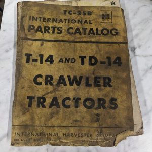 International Harvester Parts List Manual Catalog Tc-25B Td-14 Crawler Tractor