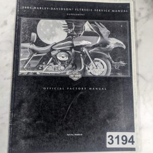 Harley Davidson Motorcycle Service Manual Supplement Fltrsei2 99488-01 2001