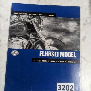 Harley Davidson Motorcycle Supplement Service Manual Flhrsei Model 99500-02 2002