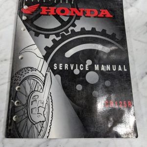 Honda 2000 2001 2002 Service Repair Manual Cr125R Motorcycle Maintenance