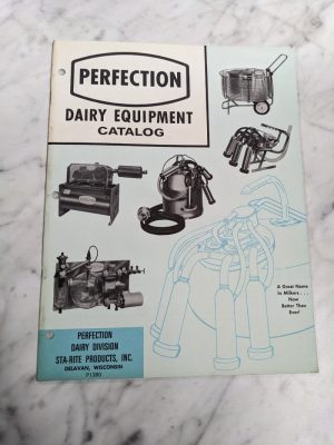 Sta-Rite Perfection Dairy Equipment P1380 Sales Catalog Specs Features