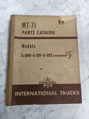 International Ih Trucks Parts List Book Manual Catalog L-210 211 212 Mt-71