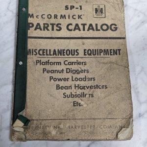 International Harvester Ih Mccormick Parts List Book Catalog Manual Sp-1 Misc