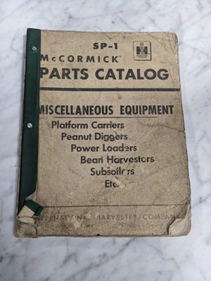 International Harvester Ih Mccormick Parts List Book Catalog Manual Sp-1 Misc