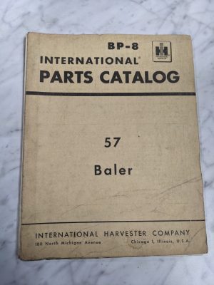 International Harvester Ih Parts List Book Manual Catalog Baler #57 Bp-8