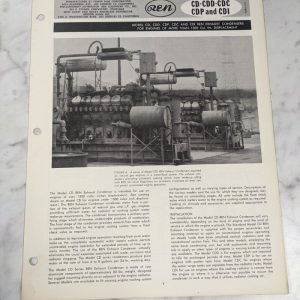 Ren Exhaust Condenser Owner Manual Parts List Cd Cdd Cdc Cdp Cdi Engines