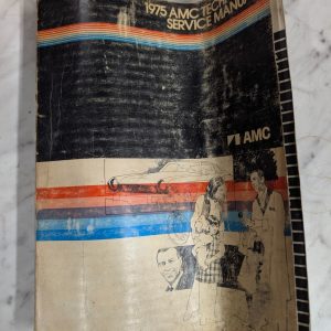 Amc 1975 Oem Shop Service Repair Manual Wiring Diagrams Engine Guide Dyi