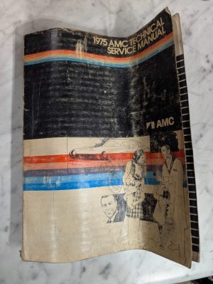 Amc 1975 Oem Shop Service Repair Manual Wiring Diagrams Engine Guide Dyi