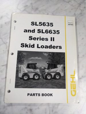 Gehl Service Parts List Manual Skid Steer Loaders Sl5635 Sl6635 Series 2 907844