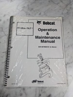 Bobcat Operation & Maintenance Manual Skid Steer Attachment Hydra-Tilt 2001