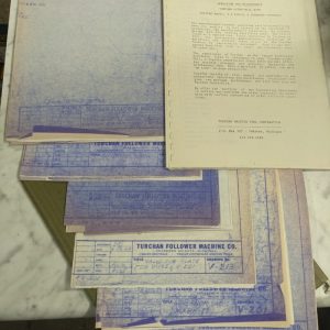 Turchan Hydro-Mill Recipro-Matic & Controils Operator Service Manual Blueprints
