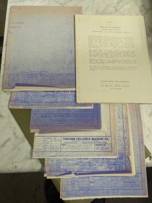 Turchan Hydro-Mill Recipro-Matic & Controils Operator Service Manual Blueprints